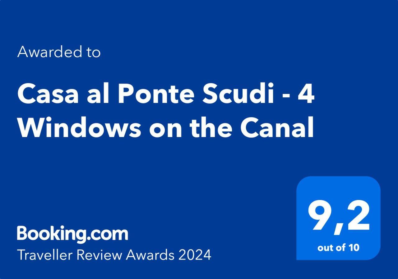 Casa Al Ponte Scudi - 4 Windows On The Canal Venetië Buitenkant foto