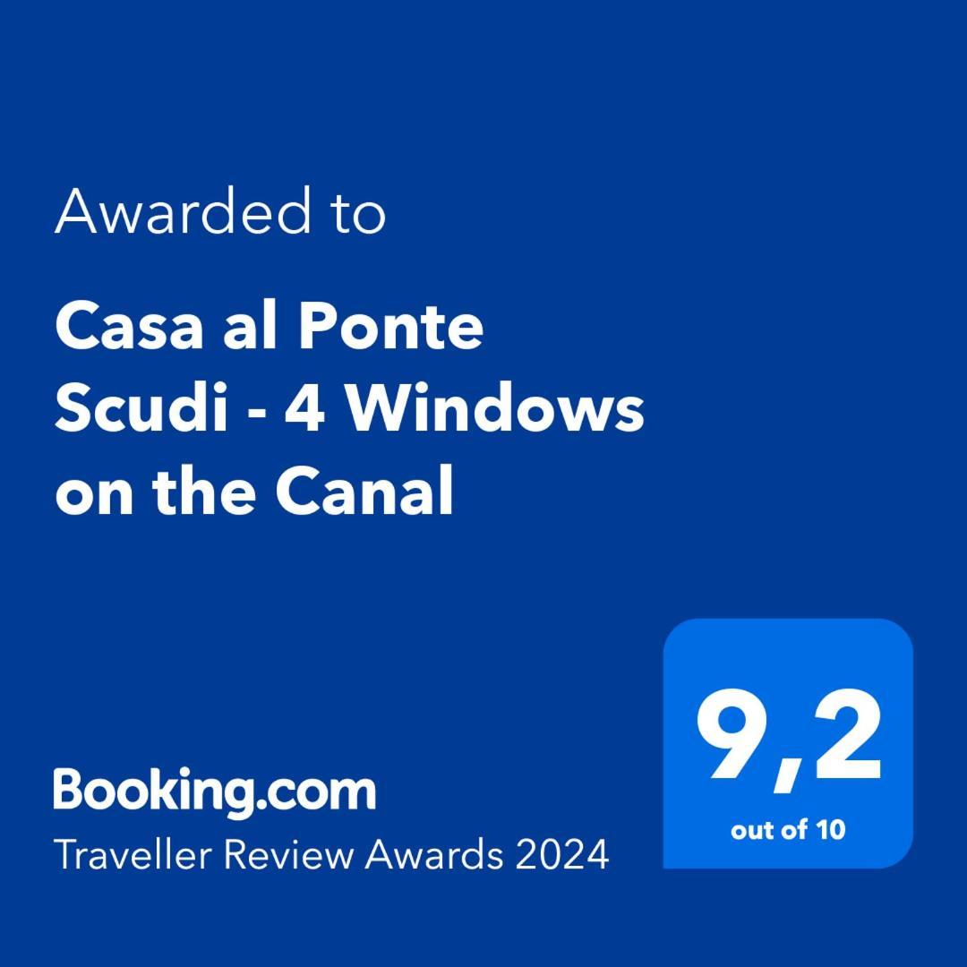 Casa Al Ponte Scudi - 4 Windows On The Canal Venetië Buitenkant foto